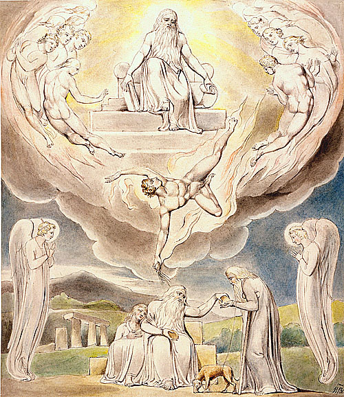 撒旦從耶和華面前離開 Satan Going Forth from the Presence of the Lord
