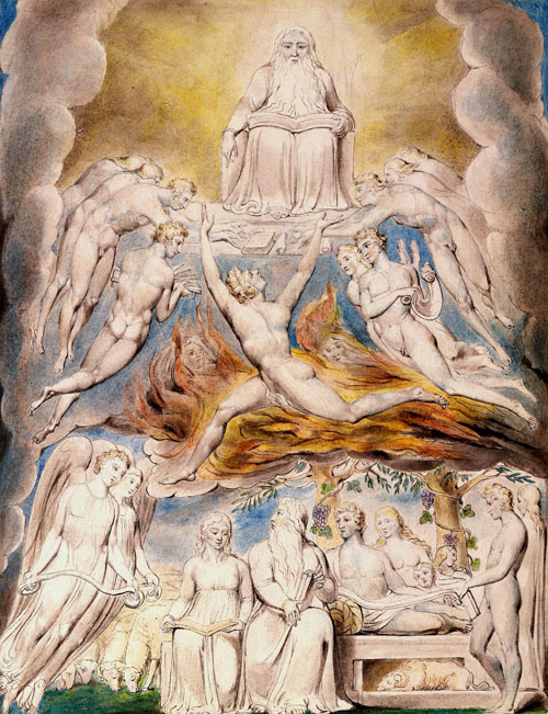 上帝寶座前的撒旦 Satan before the throne of God