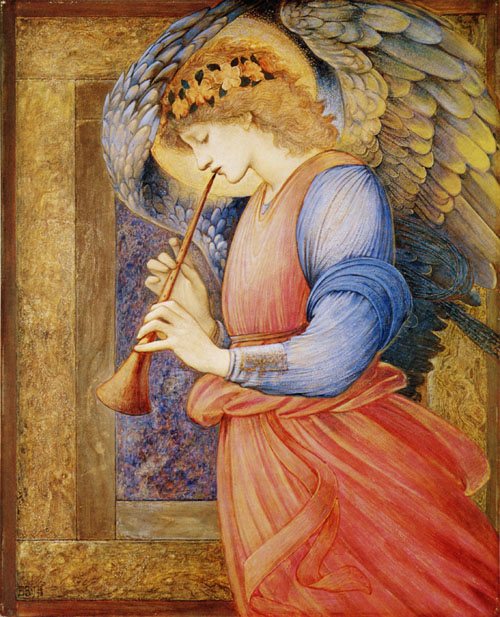 吹豎笛的天使 An Angel Playing a Flageolet