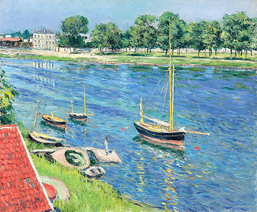 亞嘉杜的塞納河,泊船 La Seine a Argenteuil, bateaux au mouillage