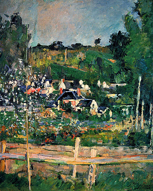 奧維的柵欄 View of Auvers-sur-Oise (The Fence)