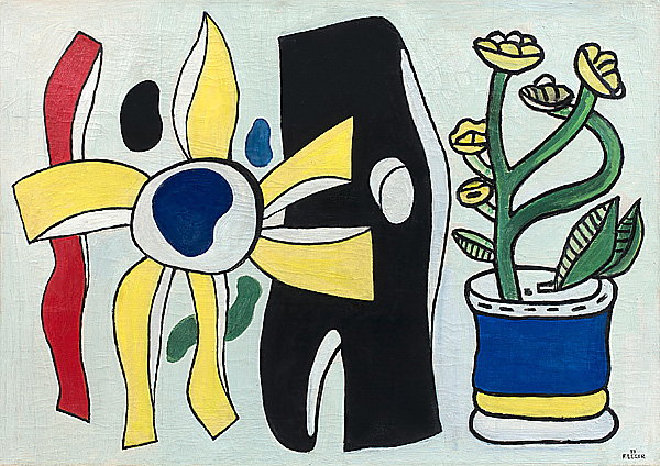 藍色花瓶的靜物畫 Nature morte au vase bleu