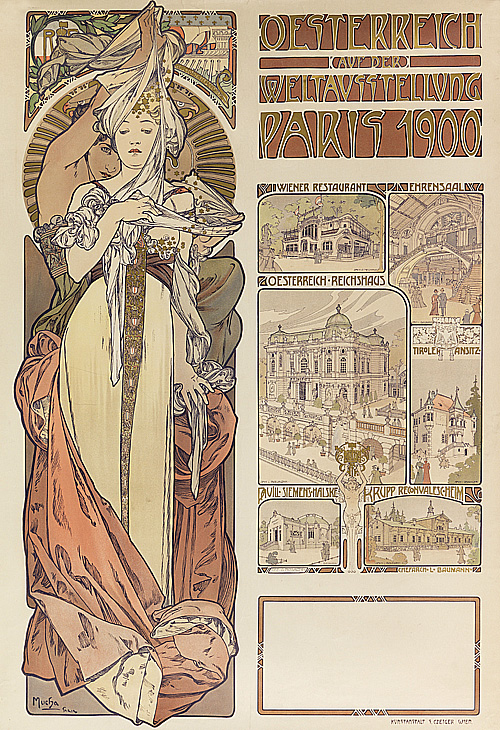 巴黎世界博覽會海報 Österreich auf der Weltausstellung Paris 1900.