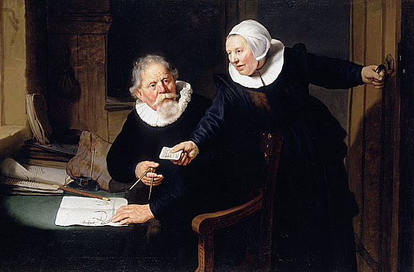 造船技師和他的妻子 The Shipbuilder Jan Rijcksen and His Wife Griet Jans