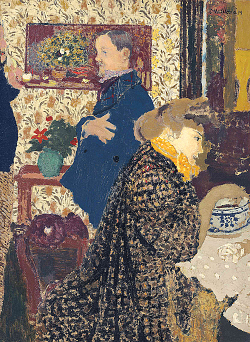 在維倫紐夫的米希亞和瓦洛東 Misia et Vallotton a Villeneuve