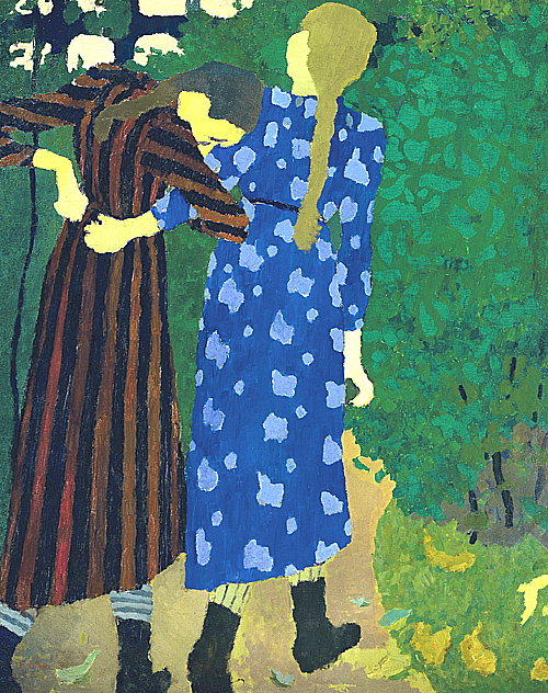 漫步的小女孩 Fillettes se promenant